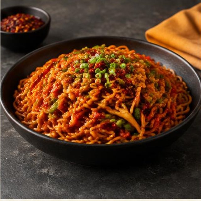 Chicken Szechuan Noodles